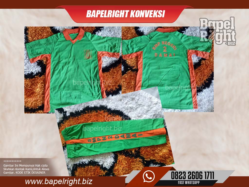 Kaos Olahraga Smp N 2 Damai Kutai Barat Kalimantan Timur