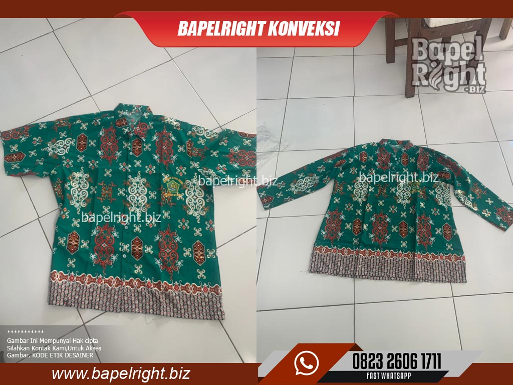 Seragam Batik Sekolah Man Custom