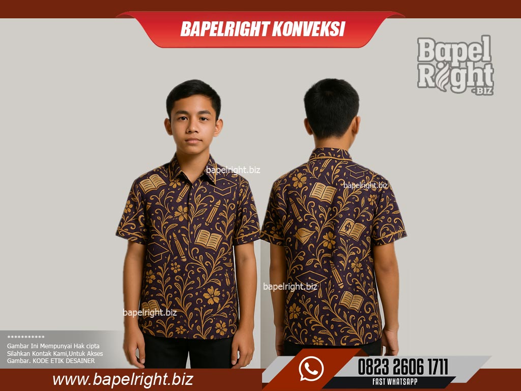 Baju Batik Sekolah Smk