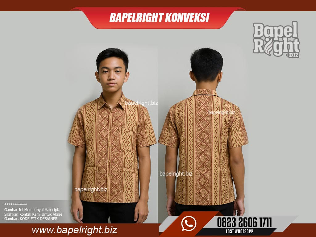 Model Baju Batik Sekolah