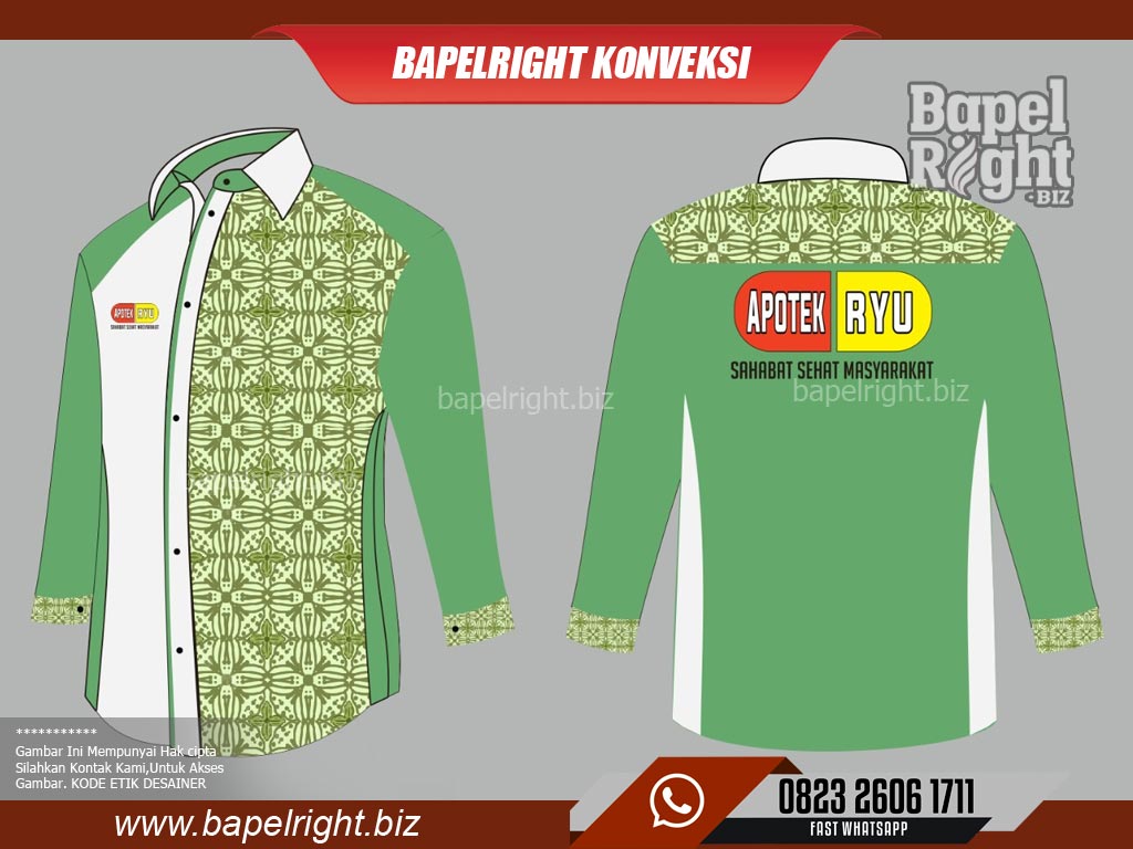 Desain Warna Seragam Klinik Apotek