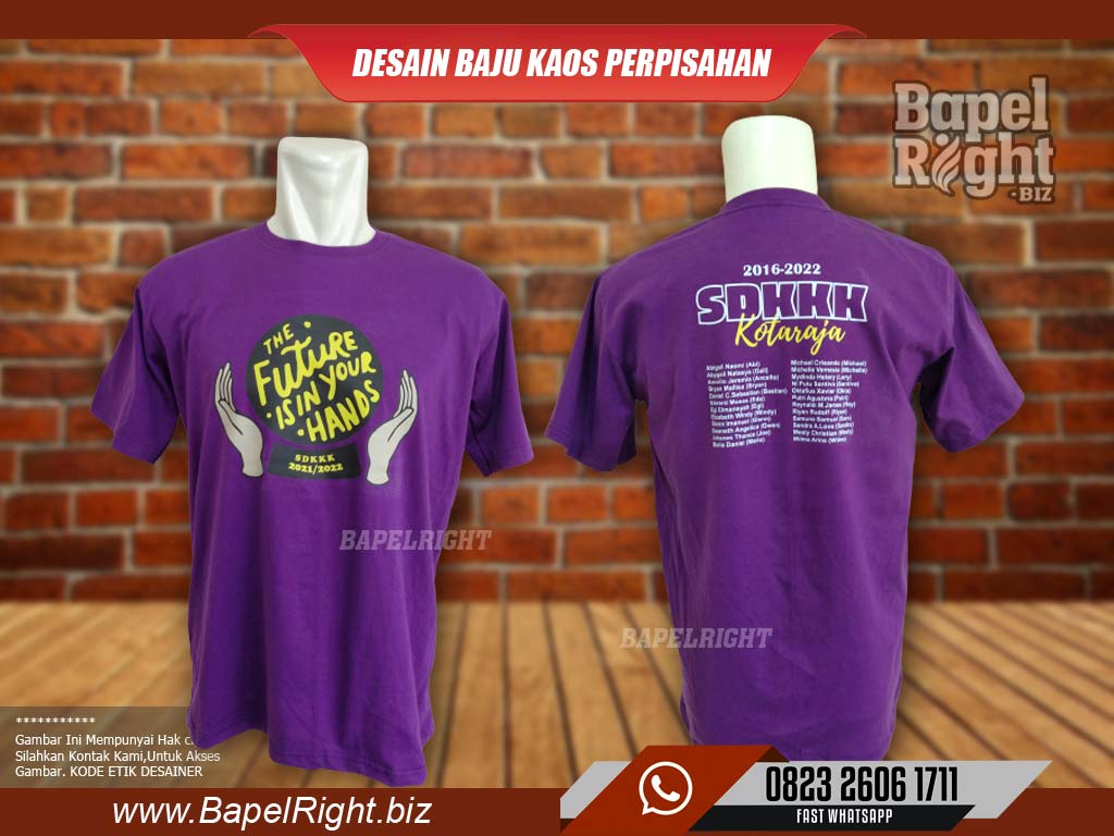 Desain Kaos Perpisahan Kelas