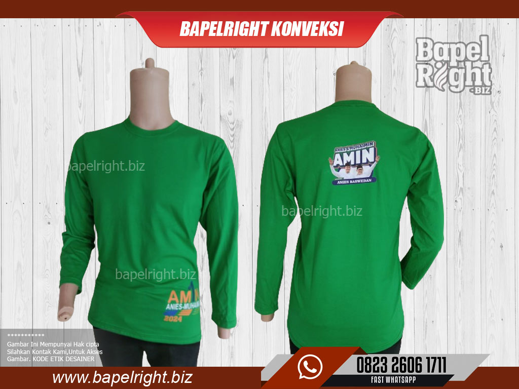 Seragam Kaos Amin Untuk Relawan Perempuan