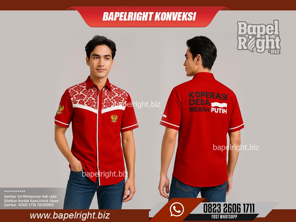 Rekomendasi Kemeja Koperasi Merah Putih