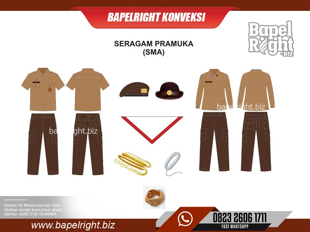 Seragam Pramuka Sekolah Rakyat